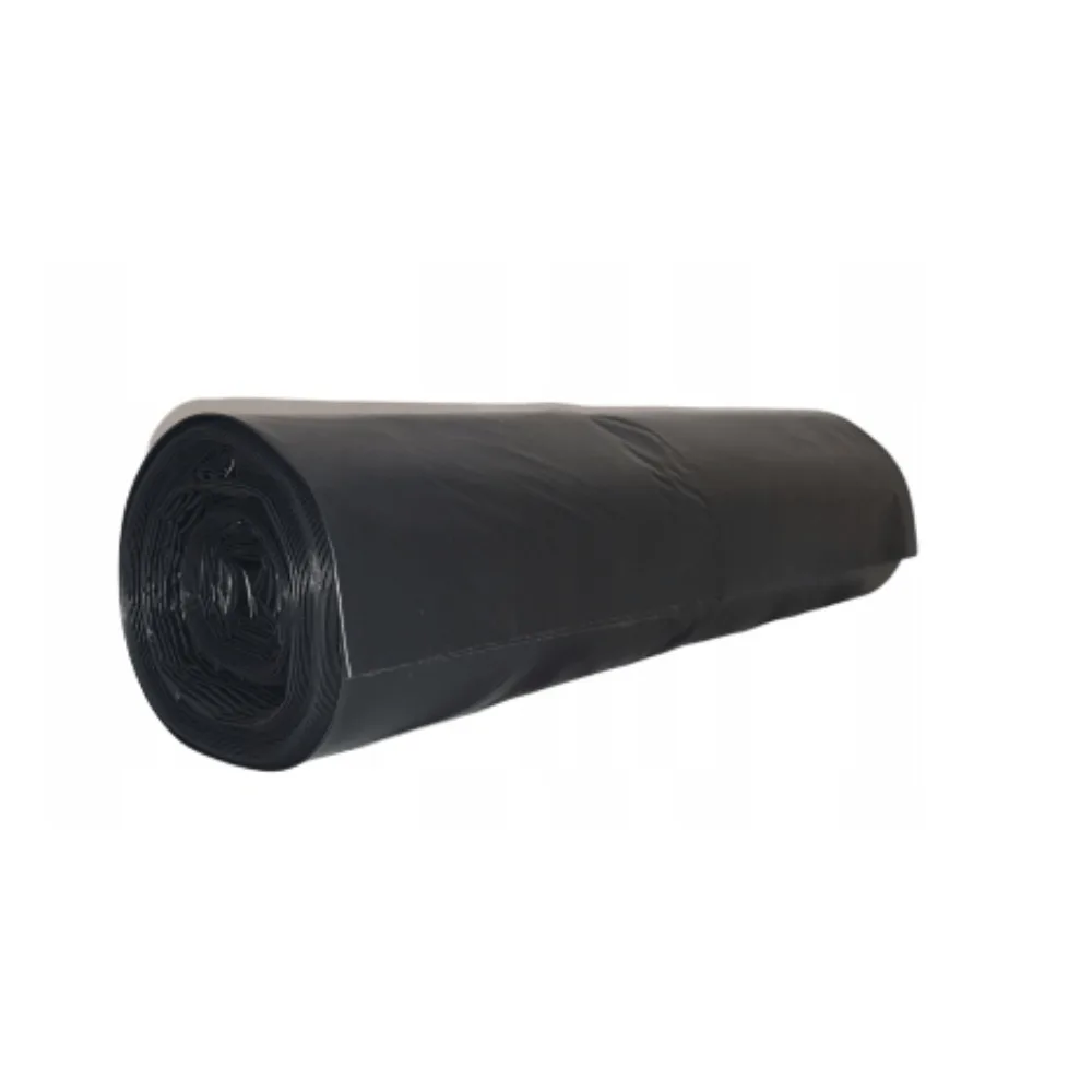 WORKI NA ŚMIECI CZARNE 160l LDPE rolka 10szt