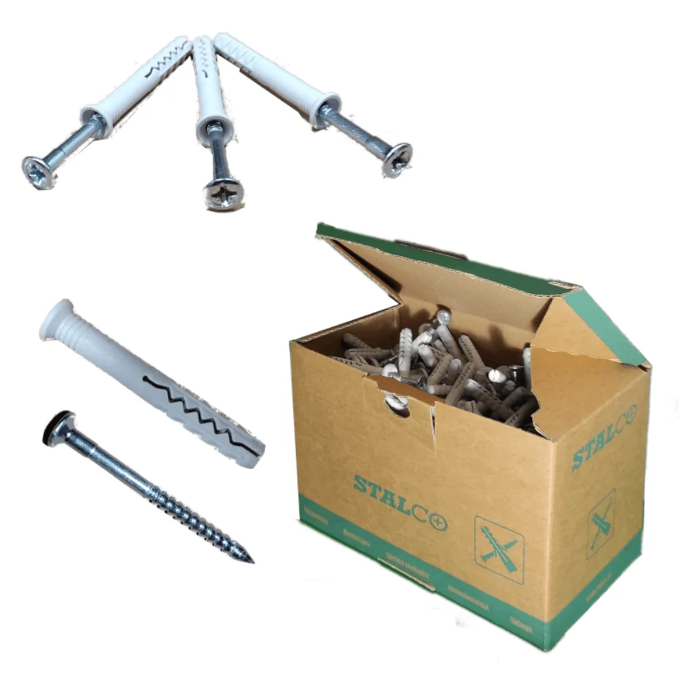 Kołki szybkiego montażu KSM STALCO 8x45 100szt