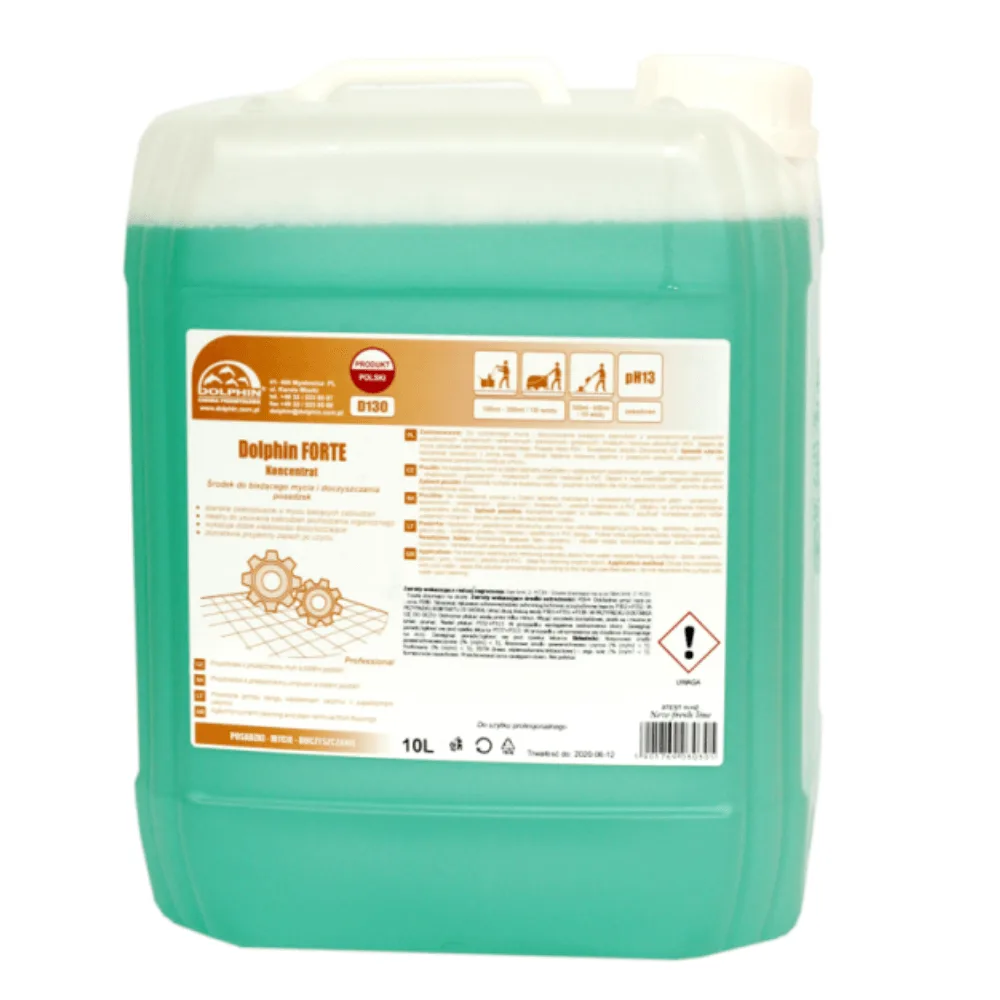 Płyn do gruntownego mycia i doczyszczania podłóg posadzek Dolphin FORTE 5L kanister