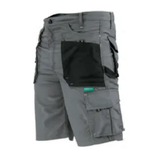 SPODNIE ROBOCZE KRÓTKIE POTRÓJNE SZWY - SZORTY "BASIC LINE" PREMIUM ROZMIAR XXL - obrazek 1