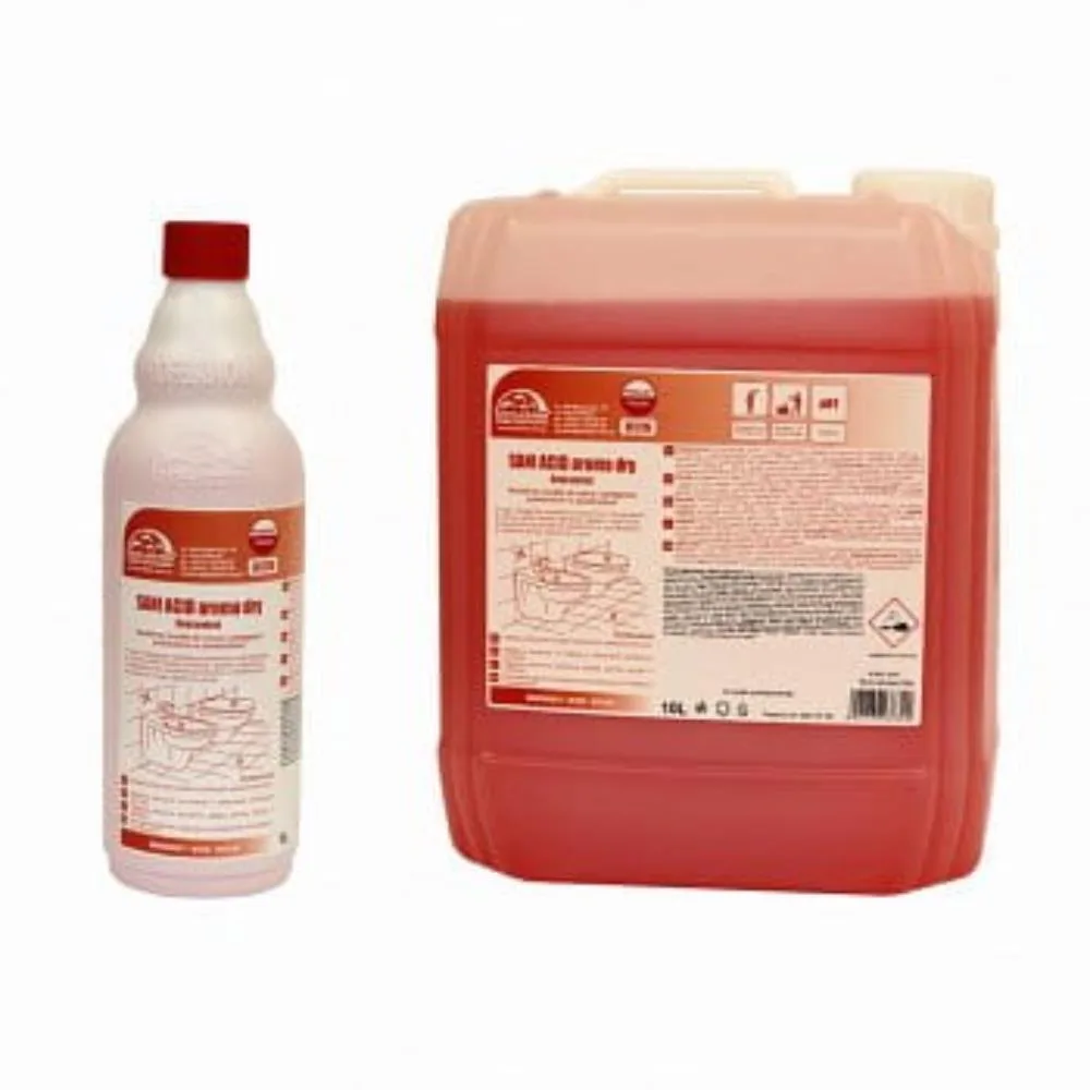 Uniwersalny preparat do czyszczenie łazienek toalet sanitariatów SANI ACID AROMA DRY 1l butelka
