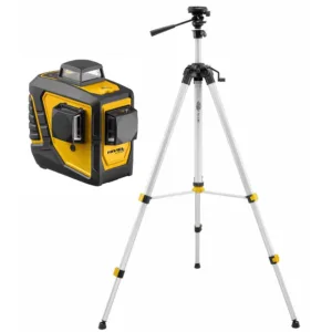 Niwelator laser krzyżowy czerwony NIVEL CL3D 3 płaszczyzny plus statyw - obrazek 1