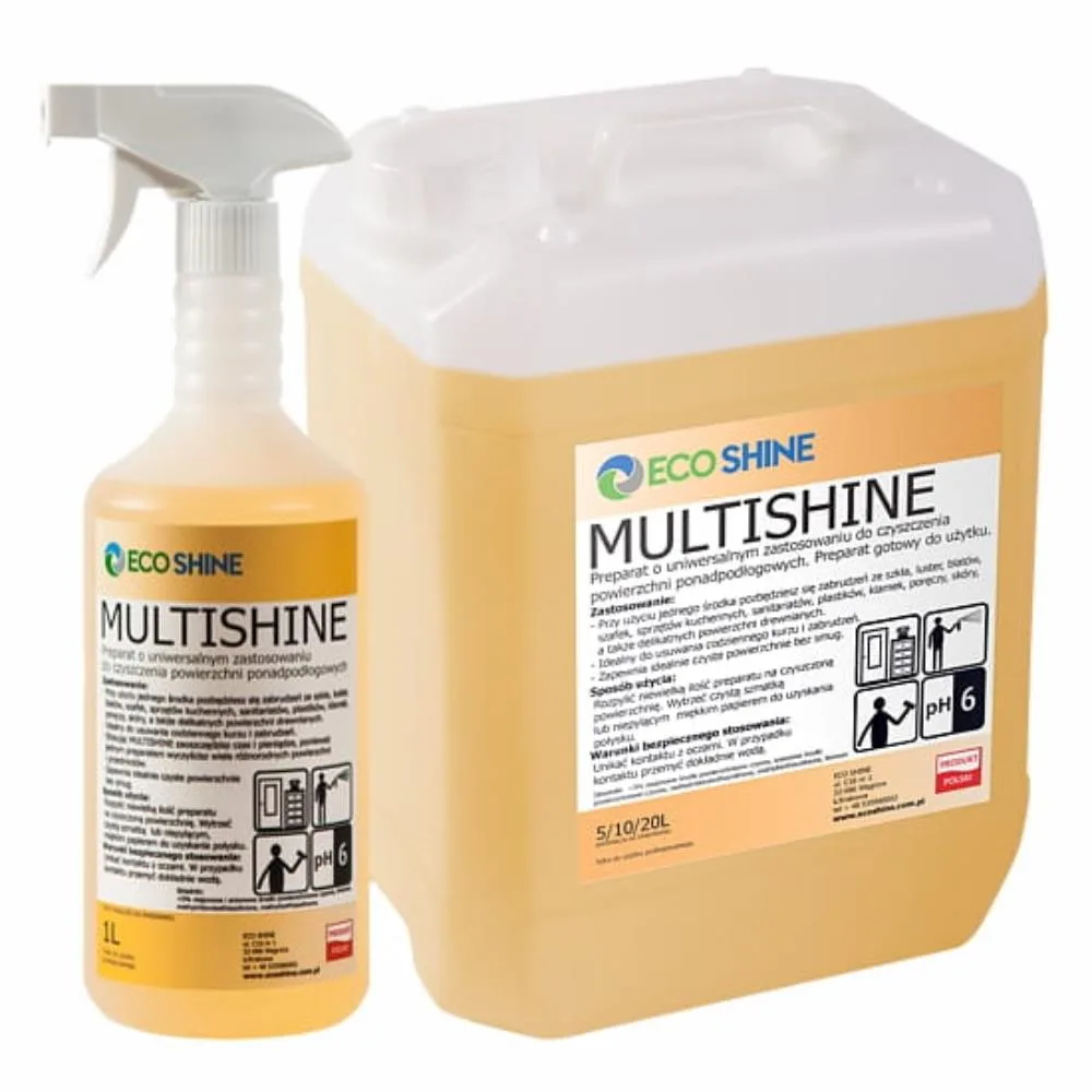 MULTISHINE - uniwersalny preparat czyszczący gotowy do użycia 1L